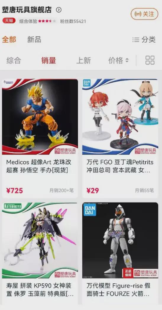 11月潮玩暢銷榜 動漫與游藝用品市場新秀崛起，盤點背后的創(chuàng)業(yè)公司